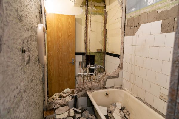 Shower Tile Demolition in Kaysville