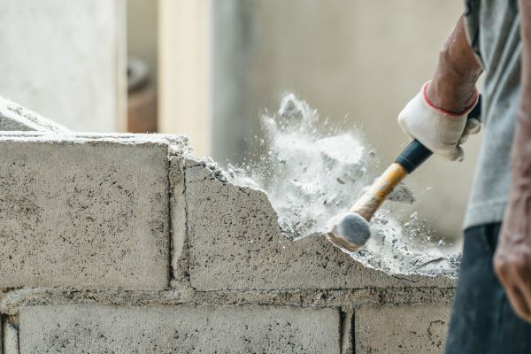 Block Wall Demolition in Kaysville